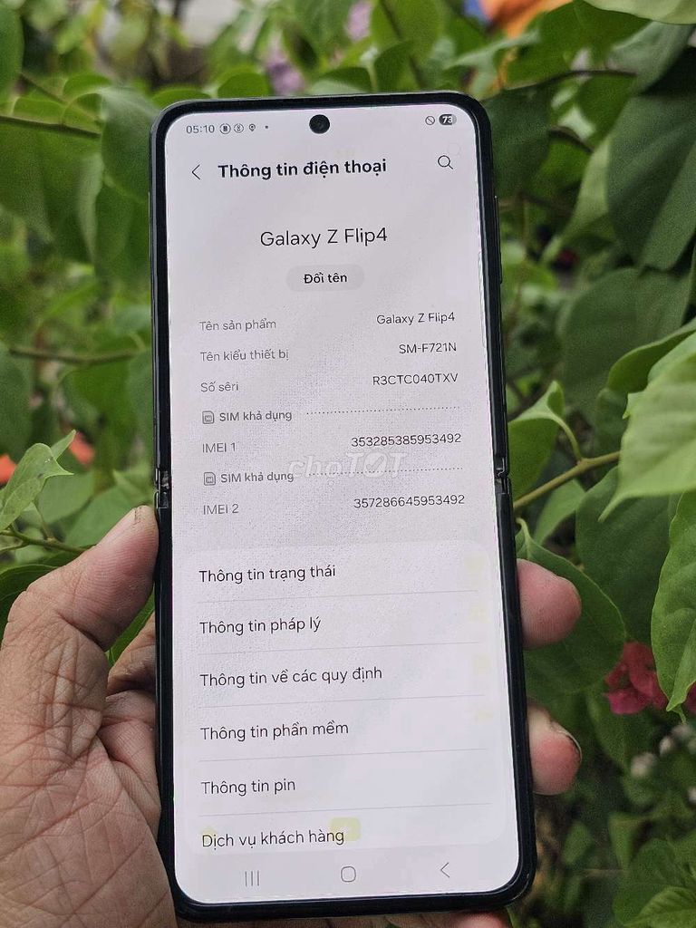 Galaxy Z Flip4 256GB VN giá rẻ trải nghiệm . Mua bán Điện thoại tại Quận 8 Tp Hồ Chí Minh được đăng bởi Thiên Hòa mobile  hình 1