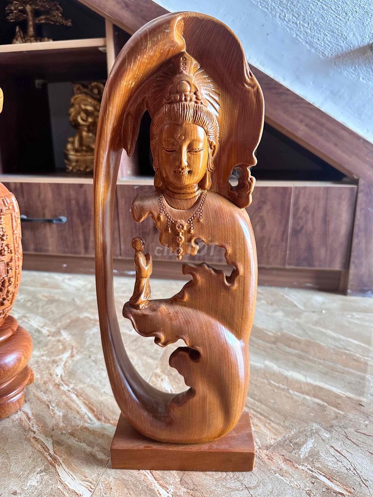 Tượng trang trí Gỗ Nâu chống nứt. Mua bán Đồ sưu tầm, đồ cổ tại Huyện Hòa Vang Đà Nẵng được đăng bởi Tượng Gỗ Phong Thuỷ hình 1