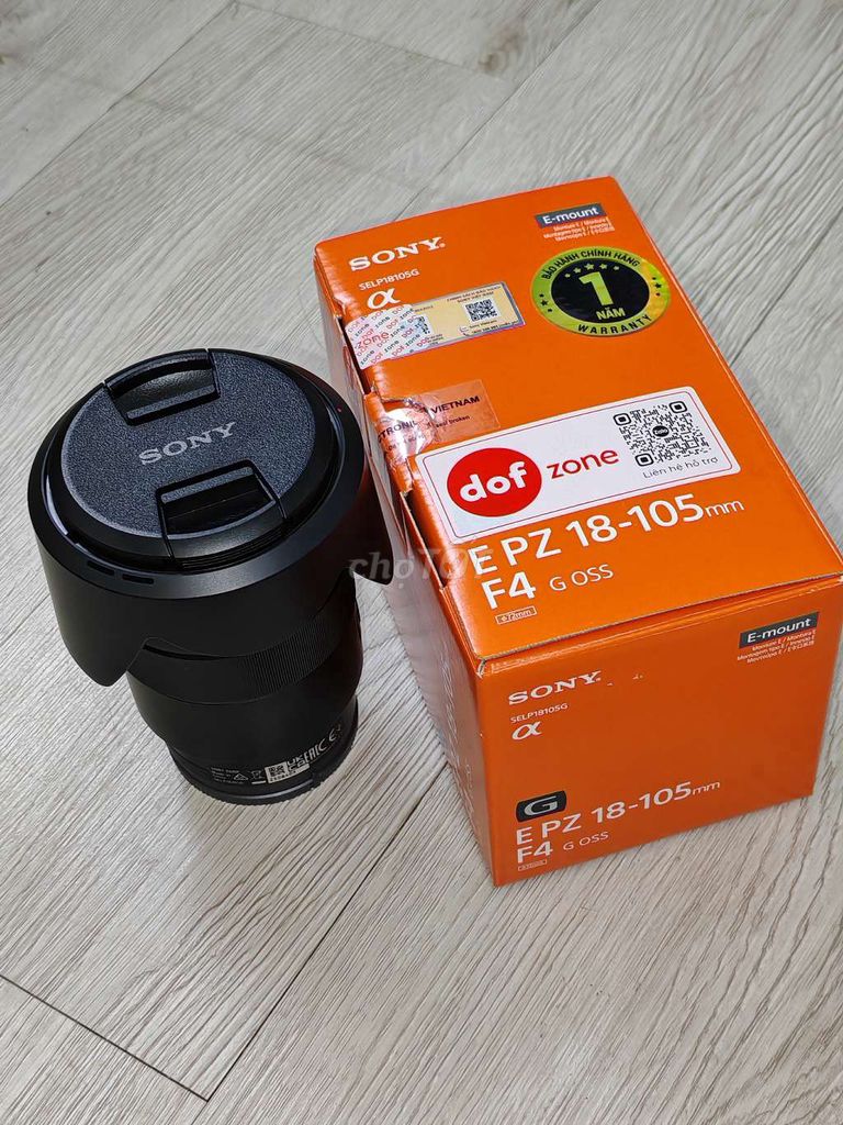Ống kính Sony SELP18105G Bảo hành dài. Mua bán Máy ảnh, Máy quay tại Quận 7 Tp Hồ Chí Minh được đăng bởi Evel Lab hình 1