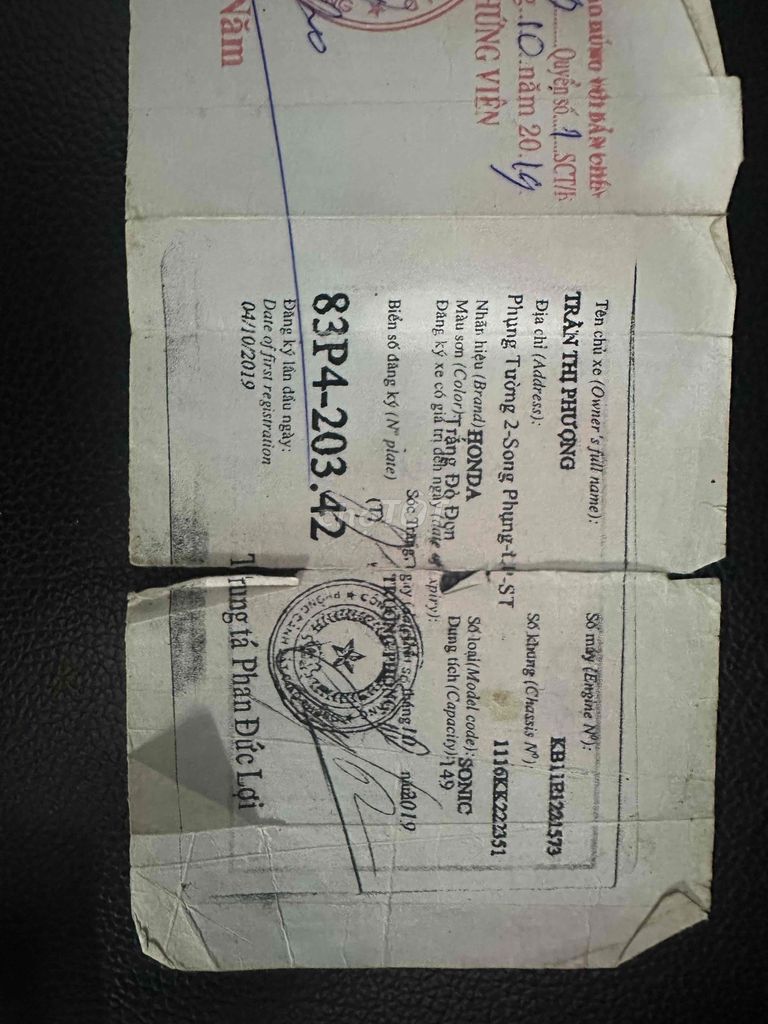 sonic 2019. Mua bán Xe máy tại Quận 5 Tp Hồ Chí Minh được đăng bởi Sang Trần hình 1