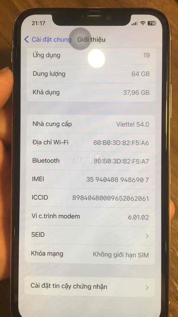 Apple iPhone X 64GB Trắng. Mua bán Điện thoại tại Thành phố Thủ Đức Tp Hồ Chí Minh được đăng bởi dat tran hình 1