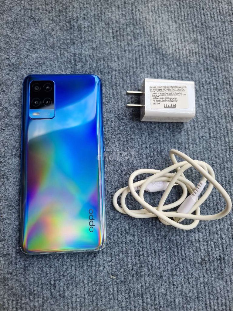 Oppo A54 6G 128G Xanh Đã sử dụng. Mua bán Điện thoại tại Quận Liên Chiểu Đà Nẵng được đăng bởi Bảo Lâm hình 1