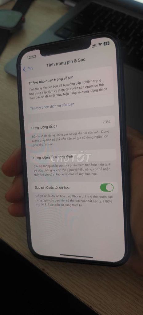 Apple iPhone 12 64GB Xanh đậm Đã qua sử dụng. Mua bán Điện thoại tại Huyện Hoài Đức Hà Nội được đăng bởi Dai Tung hình 1