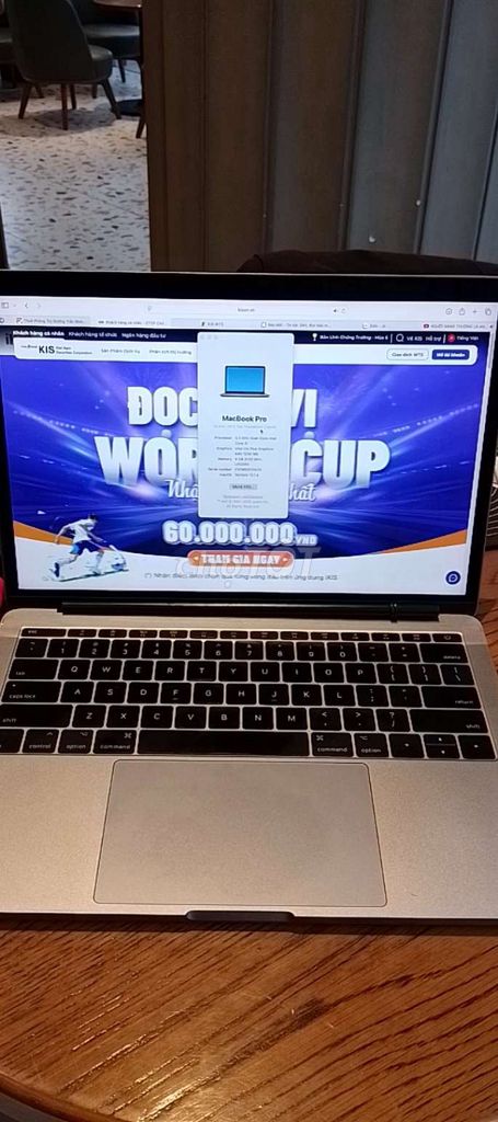 Apple MacBook Pro 2017 Core i5 8GB. Mua bán Laptop tại Quận 7 Tp Hồ Chí Minh được đăng bởi Hoàng 11 hình 1