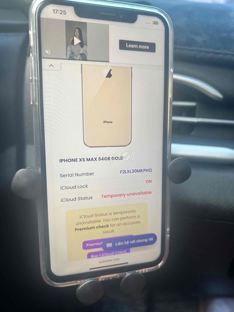 iPhone Xs Max 64GB Đã thay màn, lưng. Mua bán Điện thoại tại Huyện Bình Chánh Tp Hồ Chí Minh được đăng bởi Đinh Văn Đạt hình 1