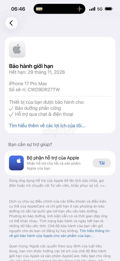 Apple iPhone 17 Pro Max 1TB Cam. Mua bán Điện thoại tại Quận Cầu Giấy Hà Nội được đăng bởi Drngoclinh hình 1