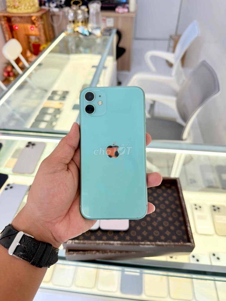 Apple iPhone 11 128GB Xanh Mint 100%. Mua bán Điện thoại tại Thành phố Long Xuyên An Giang được đăng bởi Lý Apple hình 1