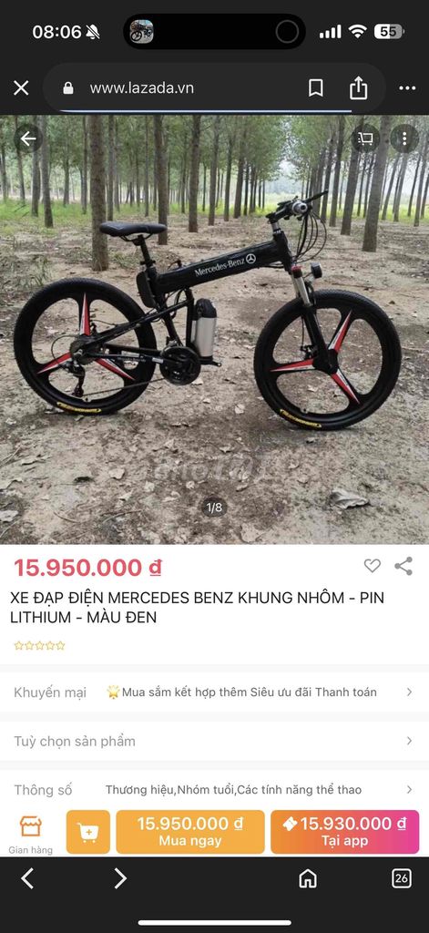 Bán xe đạp trợ lực mới chạy 3 lần ,mới 99,9%. Mua bán Xe điện tại Huyện Xuyên Mộc Bà Rịa - Vũng Tàu được đăng bởi lê cuong hình 4