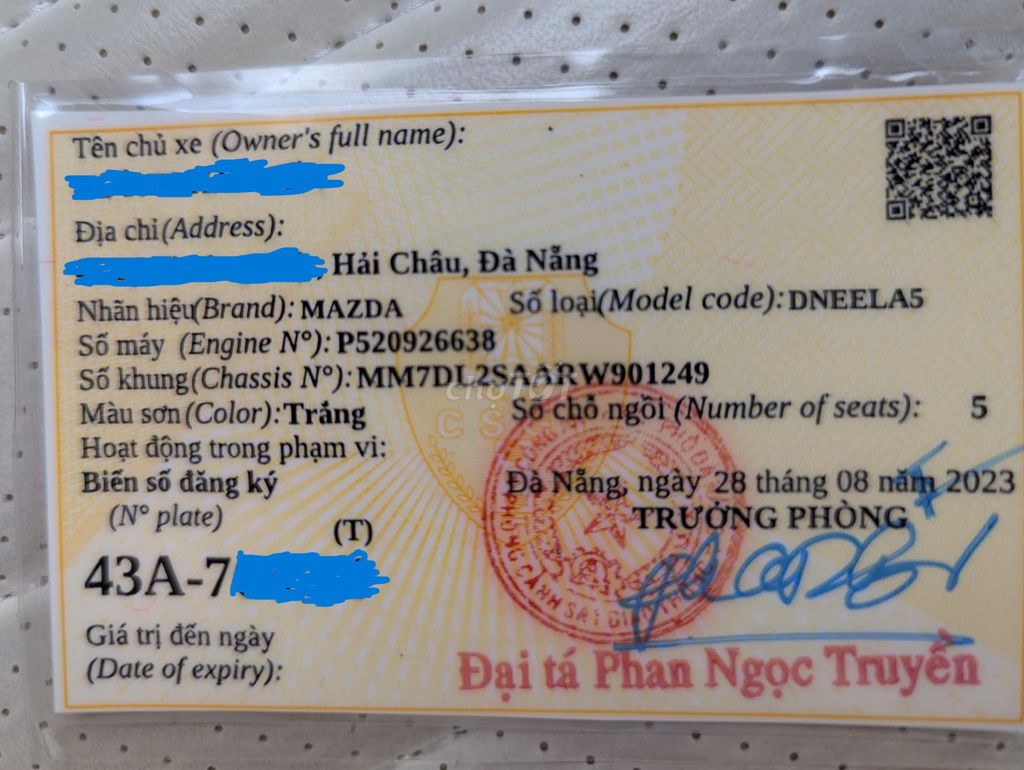 Mazda 2 Sedan 2023, trắng, bảo hành đến 08/2027. Mua bán Ô tô tại Quận Hải Châu Đà Nẵng được đăng bởi TIEN HUYNH HAI hình 11