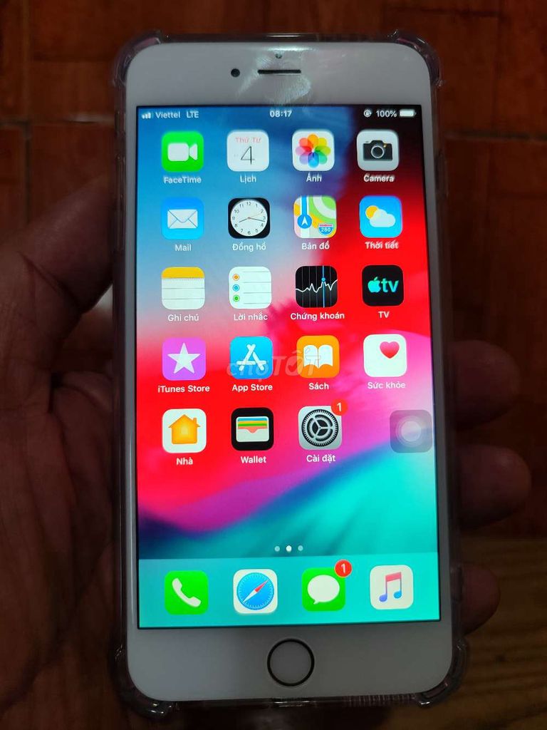 IPHONE 6 PLUS QUỐC TẾ , MÀN ZIN ĐẸP, CÒN VÂN TAY