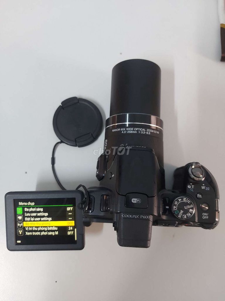 Nikon Coolpix P600 siêu Zoom xách Mỹ đẹp như mớ. Mua bán Máy ảnh, Máy quay tại Quận Lê Chân Hải Phòng được đăng bởi MAYANHVUI hình 1