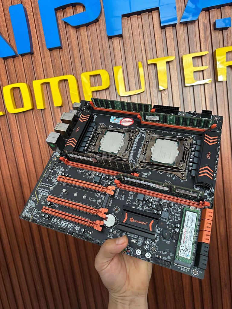 Bo mạch chủ X99 F8D Dual 2696v3 DDR4 64GB. Mua bán Linh kiện (RAM, Card...) tại Thị xã La Gi Bình Thuận được đăng bởi Hải Phạm hình 1