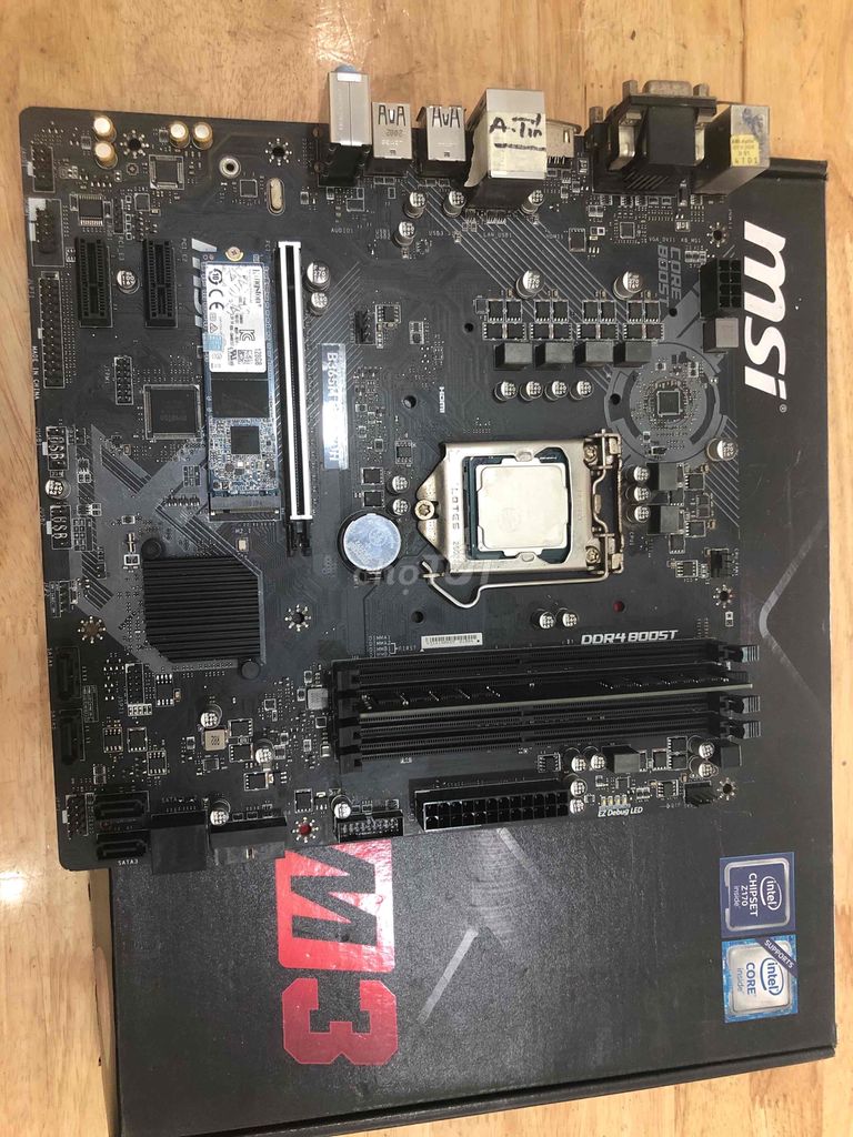 Combo Main MSI pro 365 +  CPU i5 9400F