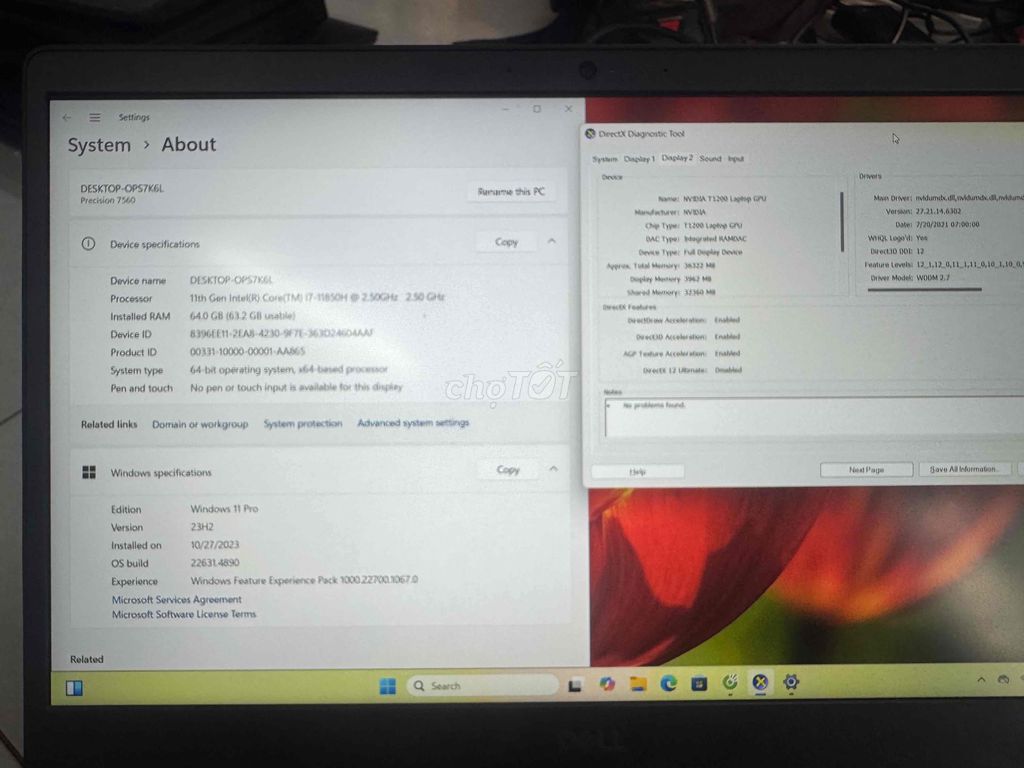 Dell precision 7560 i7 11850h/16g/512g/full hd. Mua bán Laptop tại Quận Hà Đông Hà Nội được đăng bởi Kiểm US hình 1