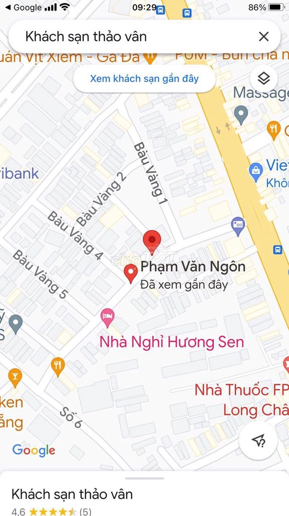 Bán lô đất đẹp đường 10,5 m Phạm Văn Ngôn, Trung Tâm Liên Chiểu