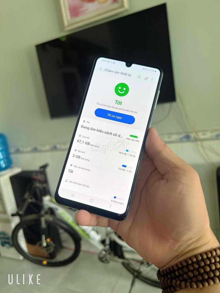 Samsung Galaxy A22 128GB Xanh. Mua bán Điện thoại tại Quận Ô Môn Cần Thơ được đăng bởi Cửa Hàng đtdđ Bảo Ngọc hình 1