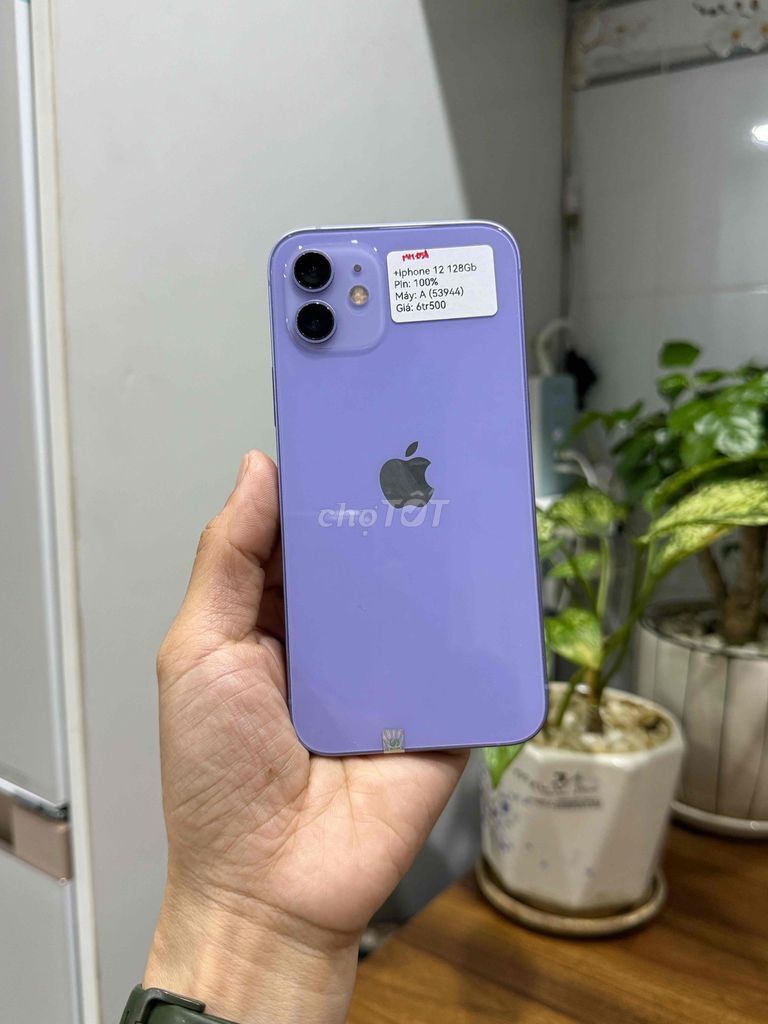 iPhone 12 128GB Quốc tế Tím P100 Zin Đẹp 99. Mua bán Điện thoại tại Huyện Hóc Môn Tp Hồ Chí Minh được đăng bởi Nguyễn Thu hình 1
