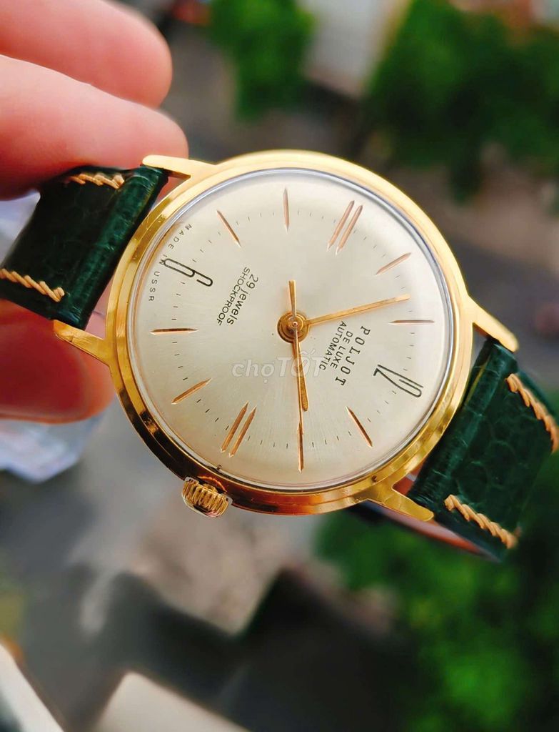 Đồng hồ Poljot De Luxe bọc vàng AU20 Liên Xô. Mua bán Đồng hồ tại Quận Hải An Hải Phòng được đăng bởi Đồng hồ Liên Xô hình 1