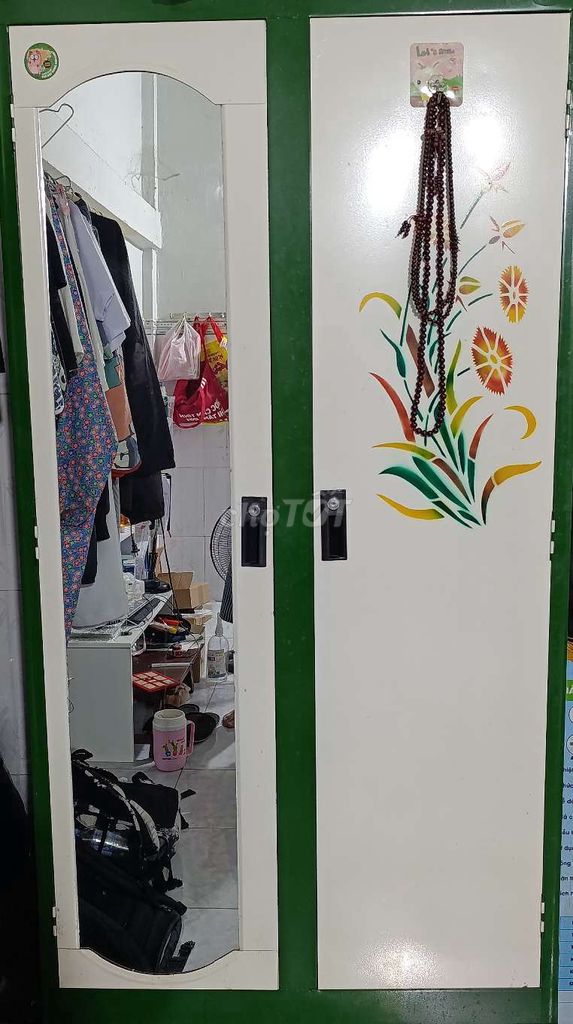 Tủ quần áo Sắt Trắng Xanh lá Lớn. Mua bán Tủ, kệ gia đình tại Huyện Châu Thành A Hậu Giang được đăng bởi Tú hình 1