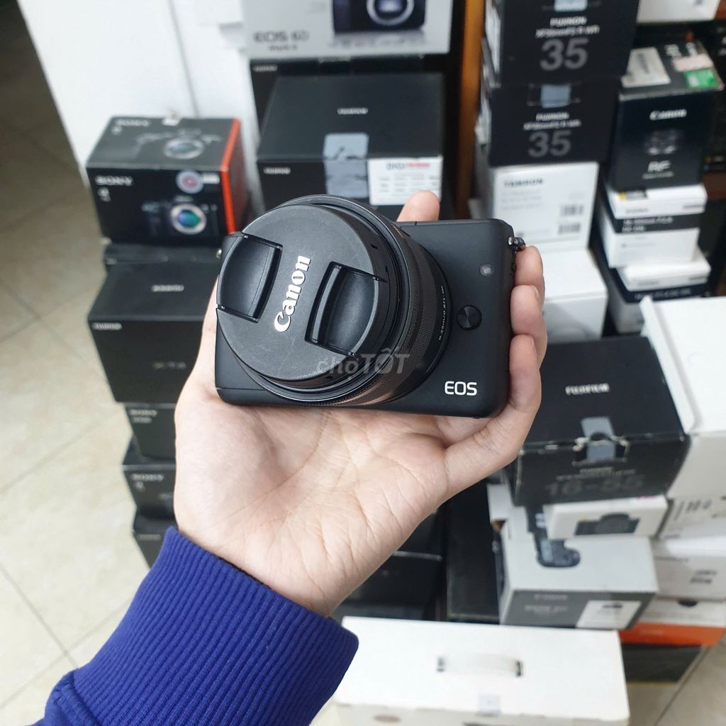 Canon EOS M10 đẹp likenew kèm lens kit 15-45mm