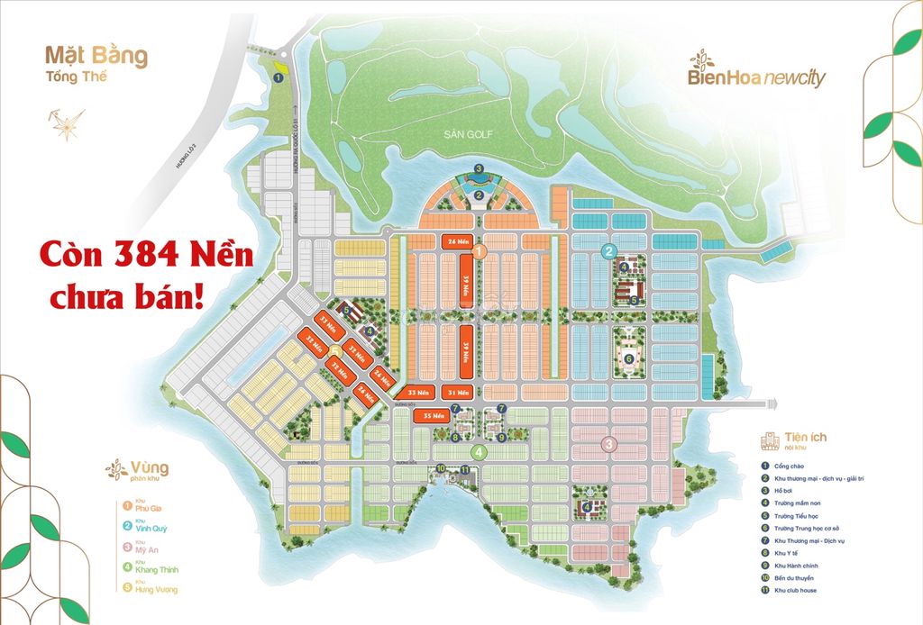 Bán thu vốn nền 100m2 đường 24m Biên Hoà Newcity đẹp sẳn sổ vay 80%