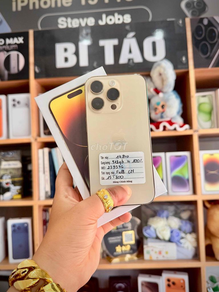 Apple iPhone 14 Pro 512GB Vàng Gold. Mua bán Điện thoại tại Thành phố Long Xuyên An Giang được đăng bởi Bi Táo Store hình 1