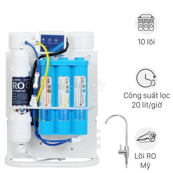 Máy lọc nước RO Karofi KAQ-U95 10 lõi