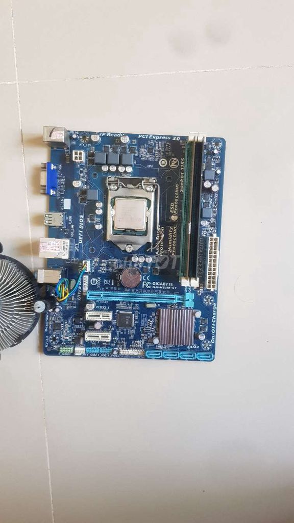 main gigabyte h61 s1 rev 3.0 + i3 3210. Mua bán Linh kiện (RAM, Card...) tại Huyện A Lưới Thừa Thiên Huế được đăng bởi Bảo khánh Phan ngọc hình 1