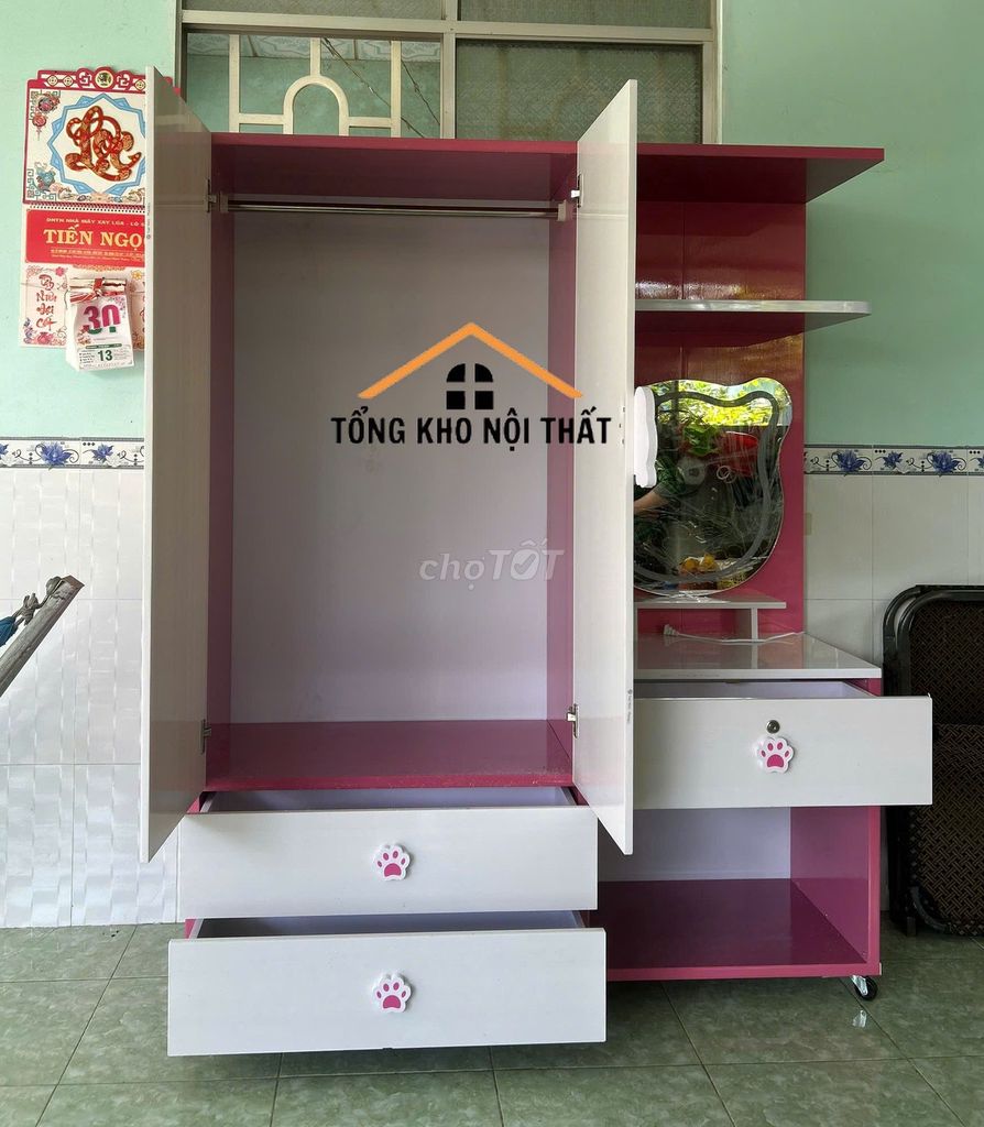 Tủ quần áo---Tủ quần áo---Tủ quần áo---Tủ quần áo. Mua bán Tủ, kệ gia đình tại Quận Bình Tân Tp Hồ Chí Minh được đăng bởi Thế Lâm Decor  hình 1