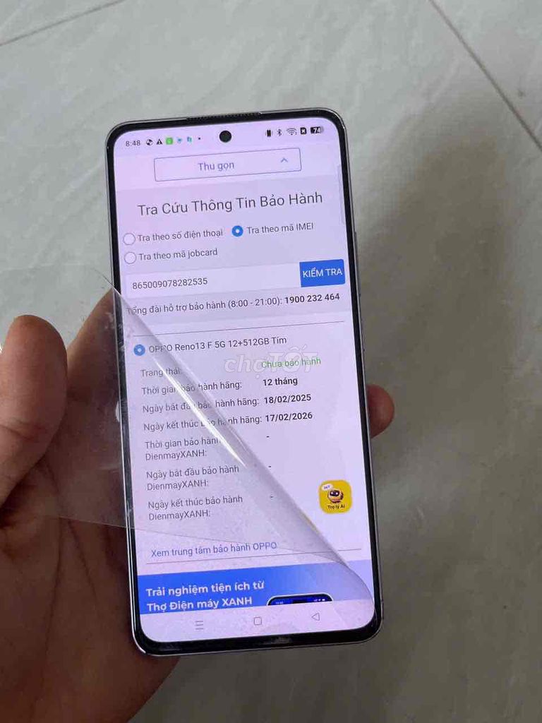 Reno 13F 5G 12/512GB chính hãng Việt nam sườn cấn. Mua bán Điện thoại tại Quận 8 Tp Hồ Chí Minh được đăng bởi điện thoại giá rẻ  hình 1