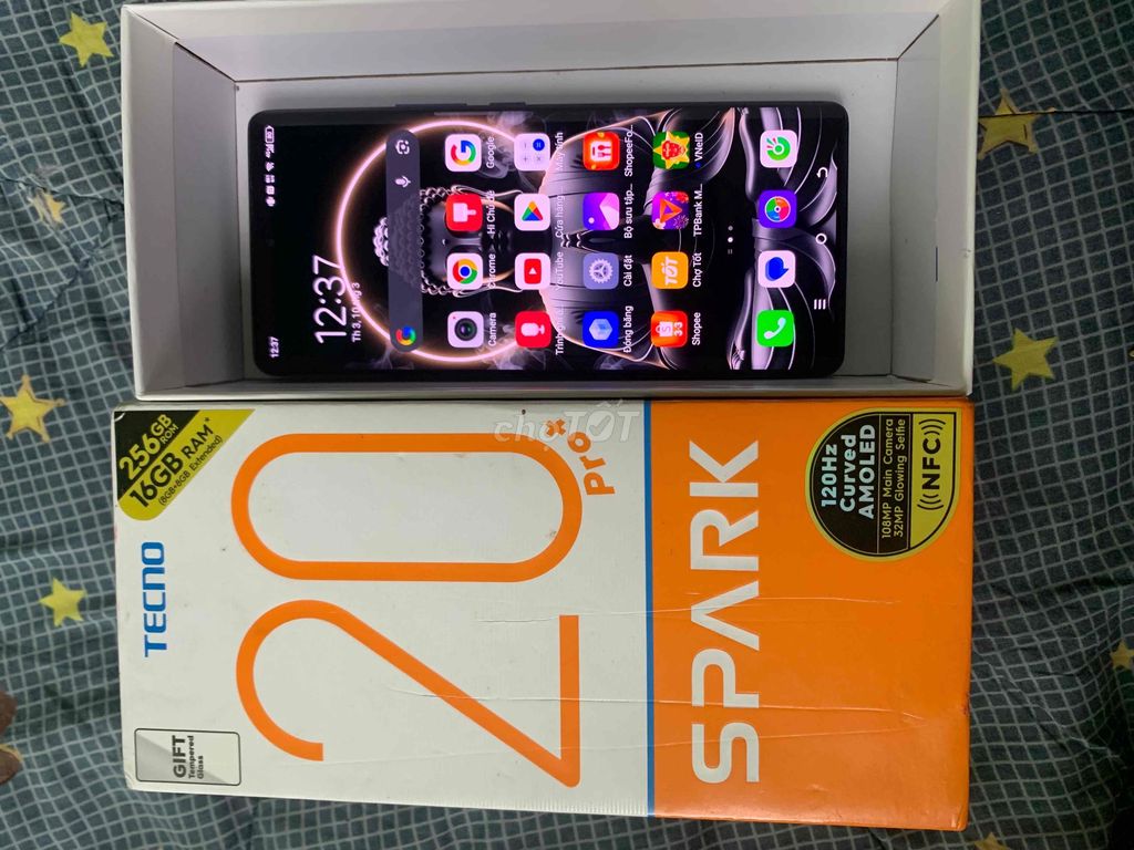 Tecno Spark 20 Pro+ 256GB Đen. Mua bán Điện thoại tại Quận 6 Tp Hồ Chí Minh được đăng bởi Nguyễn kim hình 1