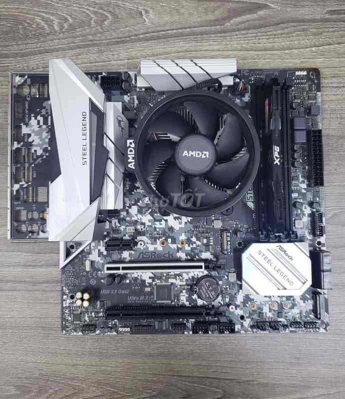 Bo mạch chủ ASRock Steel Legend AMD Đen trắng. Mua bán Linh kiện (RAM, Card...) tại Quận Hà Đông Hà Nội được đăng bởi Vũ  hình 1