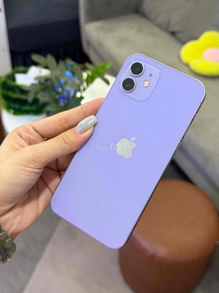 Apple iPhone 12 Purple 128GB Quốc Tế Like New 98%. Mua bán Điện thoại tại Quận 8 Tp Hồ Chí Minh được đăng bởi CA REM BÁN TÁO hình 1