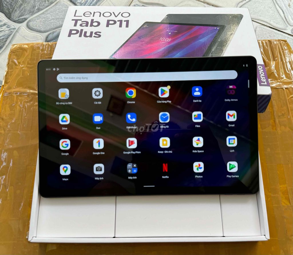 LENOVO TAB P11 PLUS 4G: FULLBOX 99% MÁY MỎNG NHẸ