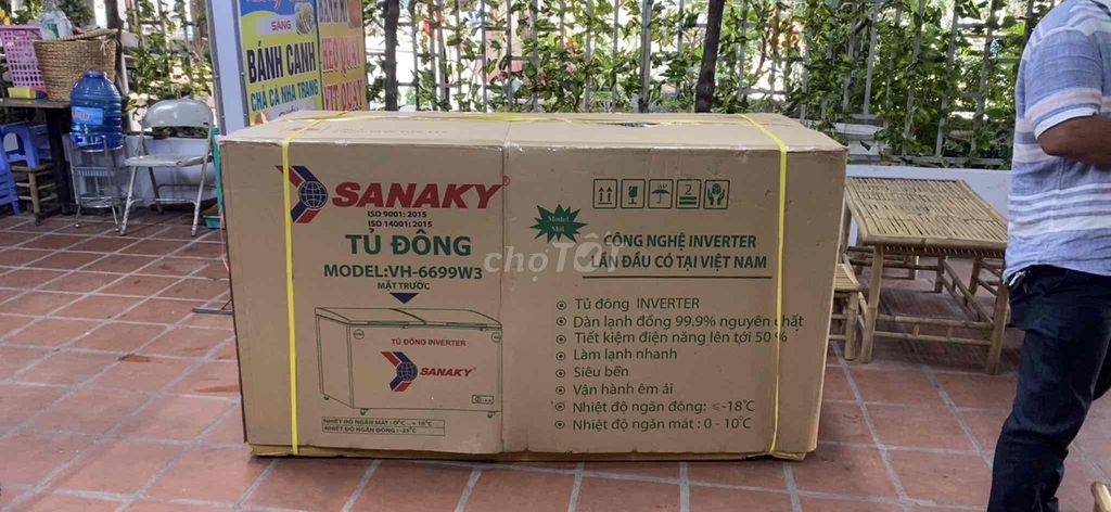 Tủ Đông Mát Sanaky VH 6699W3 mới 99% Bh 24th