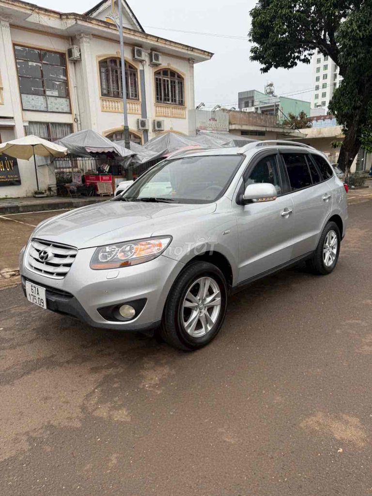 Hyundai Santa Fe 2009 SLX Bạc. Mua bán Ô tô tại Thành phố Pleiku Gia Lai được đăng bởi Dinh Trung  hình 4