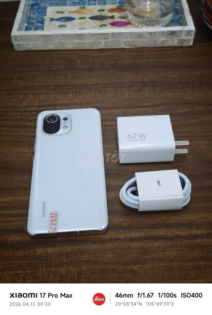 Xiaomi Mi 11 5G 8/128 Quốc Tế sạc 67w có ship COD. Mua bán Điện thoại tại Quận Hoàng Mai Hà Nội được đăng bởi Trần Ngọc Hiếu hình 1