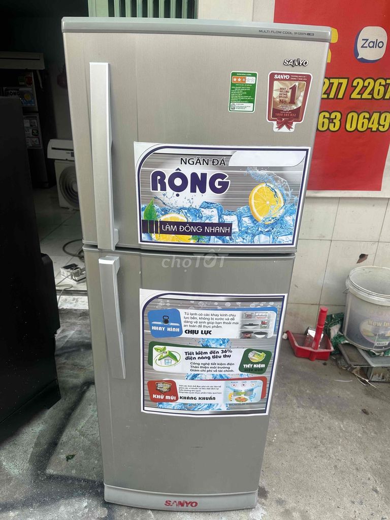 Tủ lạnh Sanyo 180l. Mua bán Tủ lạnh tại Thành phố Biên Hòa Đồng Nai được đăng bởi Điện Lạnh Bá Trung hình 1