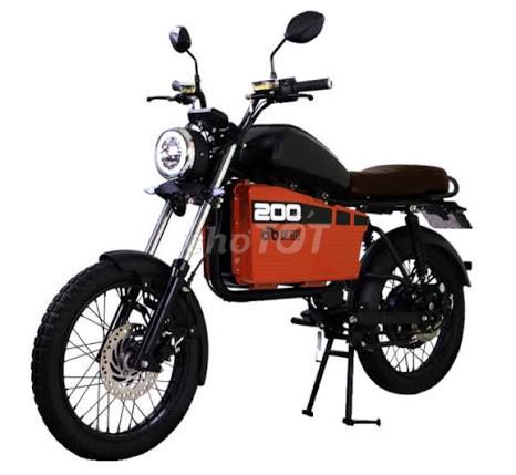Datbike Weaver 200A 2022 Электро Черный Оранжевый