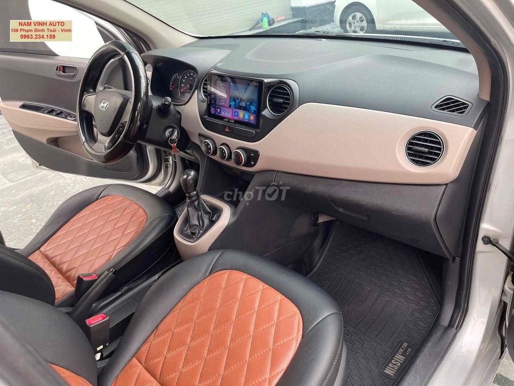Hyundai Grand i10 2017 - chính chủ xe đẹp. Mua bán Ô tô tại Thành phố Vinh Nghệ An được đăng bởi Nam Vinh hình 11