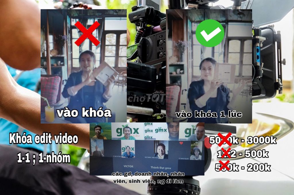 [Săn deal sốc] Học edit video 1 kèm 1