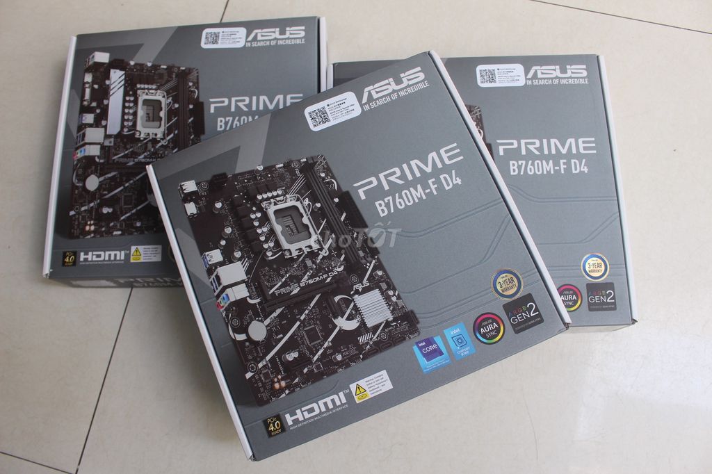 Mainboard ASUS Prime B760M-F D4 NEWBOX hãng 36th