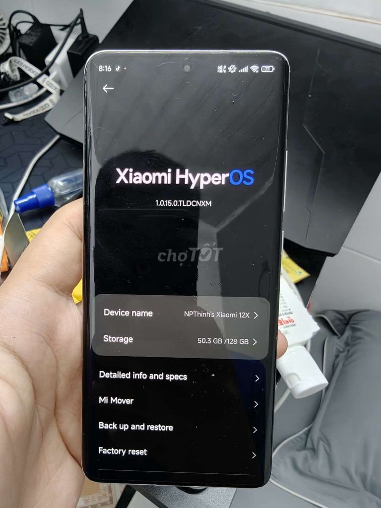 Xiaomi 12X 128GB Tím nhạt. Mua bán Điện thoại tại Quận Bình Thuỷ Cần Thơ được đăng bởi Thinh hình 1