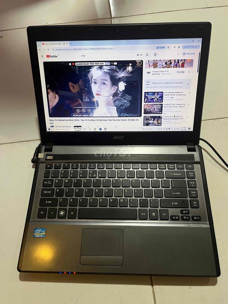 Laptop Acer Aspire i3 8GB/128GB Đen. Mua bán Laptop tại Quận Tân Phú Tp Hồ Chí Minh được đăng bởi Cầm đồ Anh Quốc  hình 1