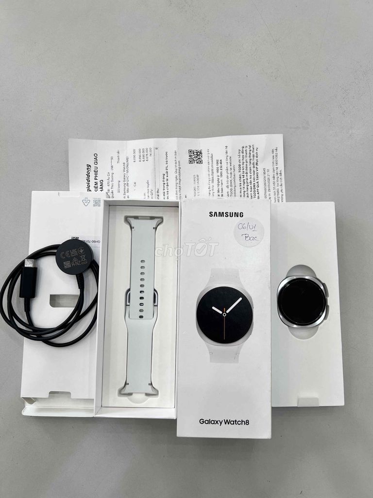 Samsung Watch 8 Bluetooth 40mm bh 2/2027, full box. Mua bán Thiết bị đeo thông minh tại Quận Tân Bình Tp Hồ Chí Minh được đăng bởi Cầm Đồ Lê Cường hình 1