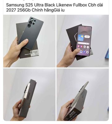 Samsung S25 Ultra 256GB Đen Likenew