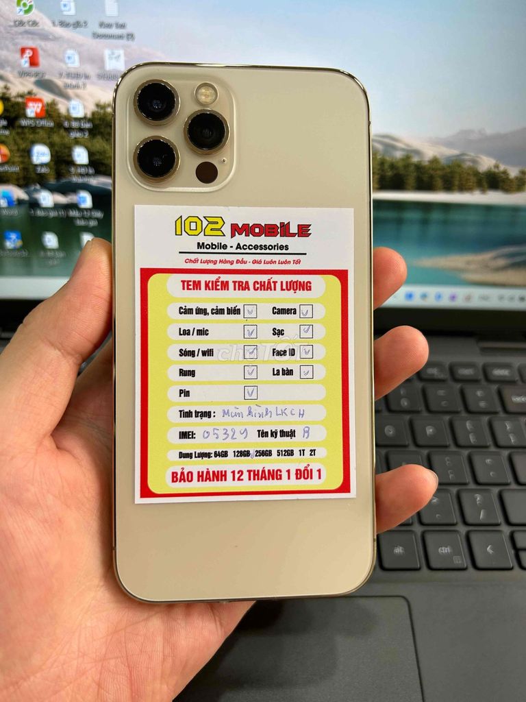 iPhone 12 Pro 128GB Vàng gold máy đẹp BH 1 năm. Mua bán Điện thoại tại Thành phố Buôn Ma Thuột Đắk Lắk được đăng bởi Nguyễn Hoàng hình 1