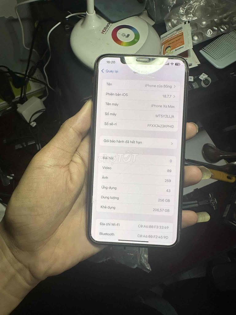 iPhone Xs Max 256GB Vàng Đã qua sử dụng Gl. Mua bán Điện thoại tại Quận Bình Tân Tp Hồ Chí Minh được đăng bởi Gnouhp hình 1