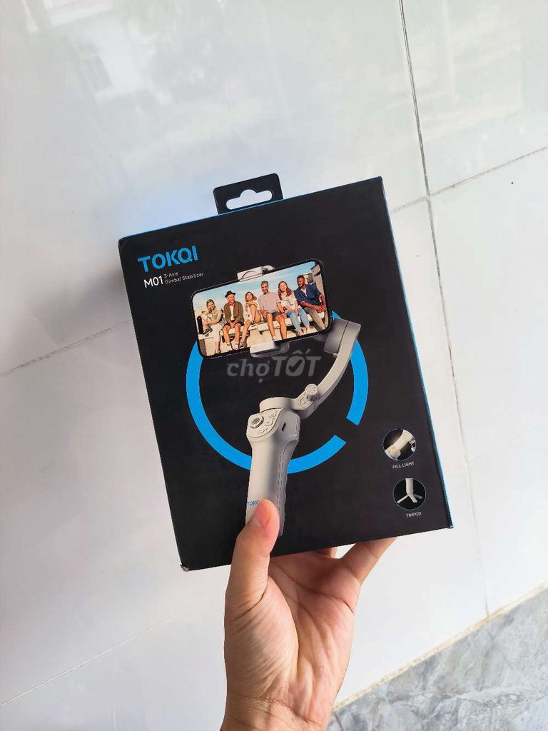 TOKQI M01 Gimbal chống rung Xám. Mua bán Máy ảnh, Máy quay tại Thành phố Trà Vinh Trà Vinh được đăng bởi Thanh Thanh hình 1
