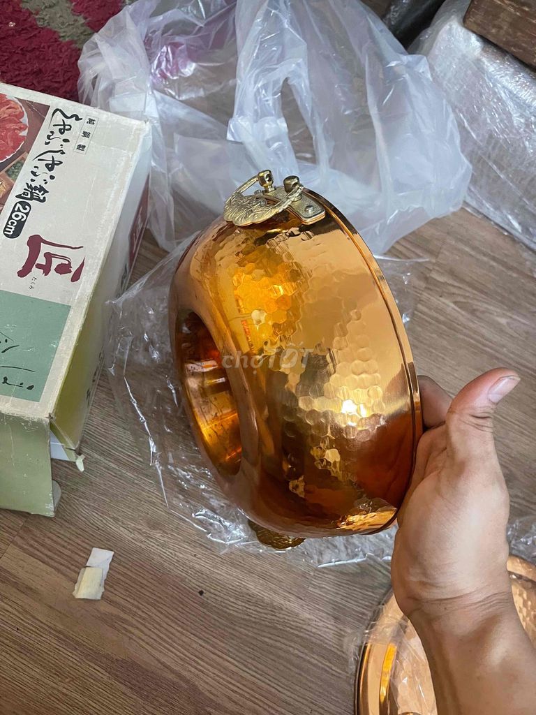 Nồi lẩu Takumi Đồng nguyên chất 26cm Nhật mới100%. Mua bán Dụng cụ nhà bếp tại Quận Phú Nhuận Tp Hồ Chí Minh được đăng bởi Minh Ánh hình 1